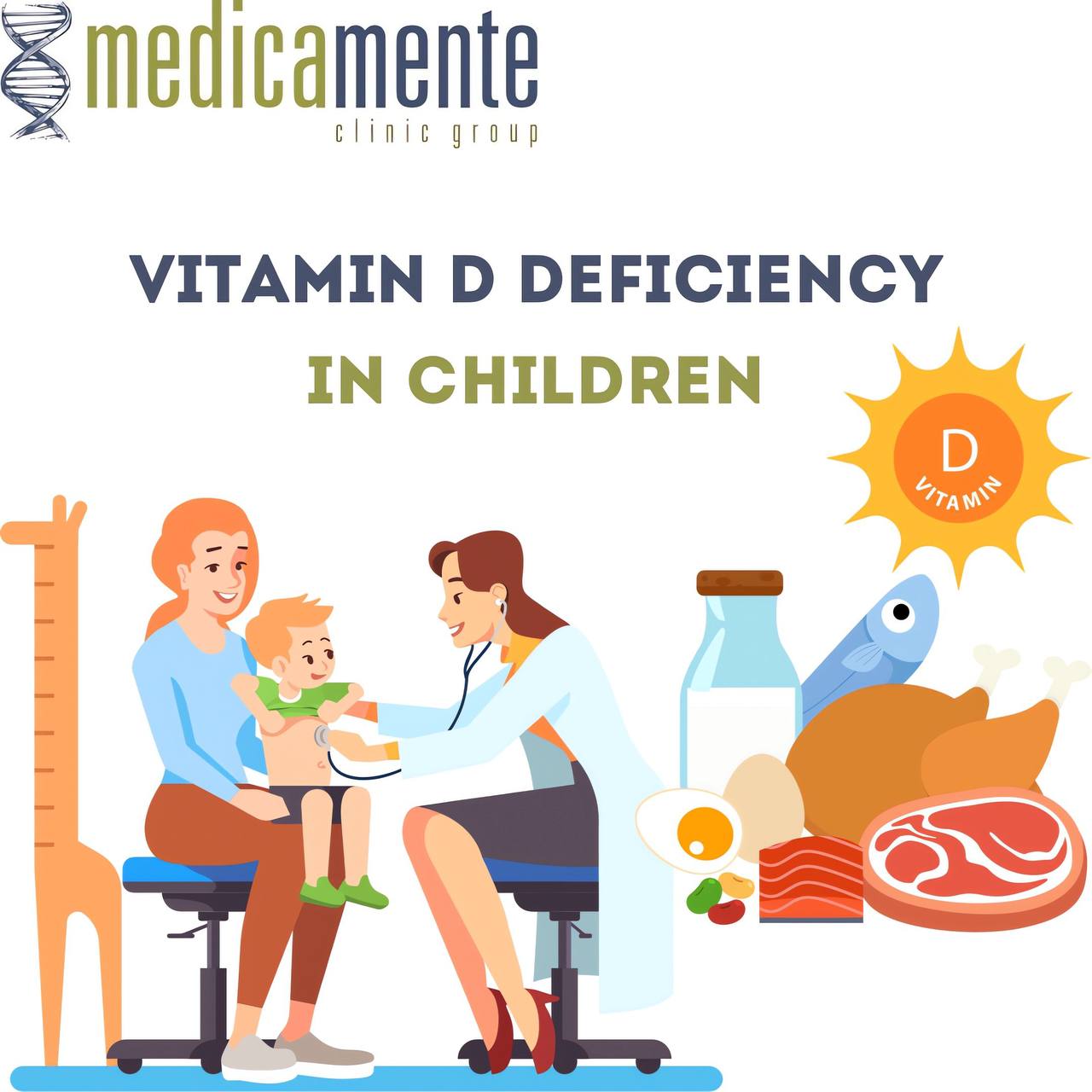 Vitamin D deficiency in children